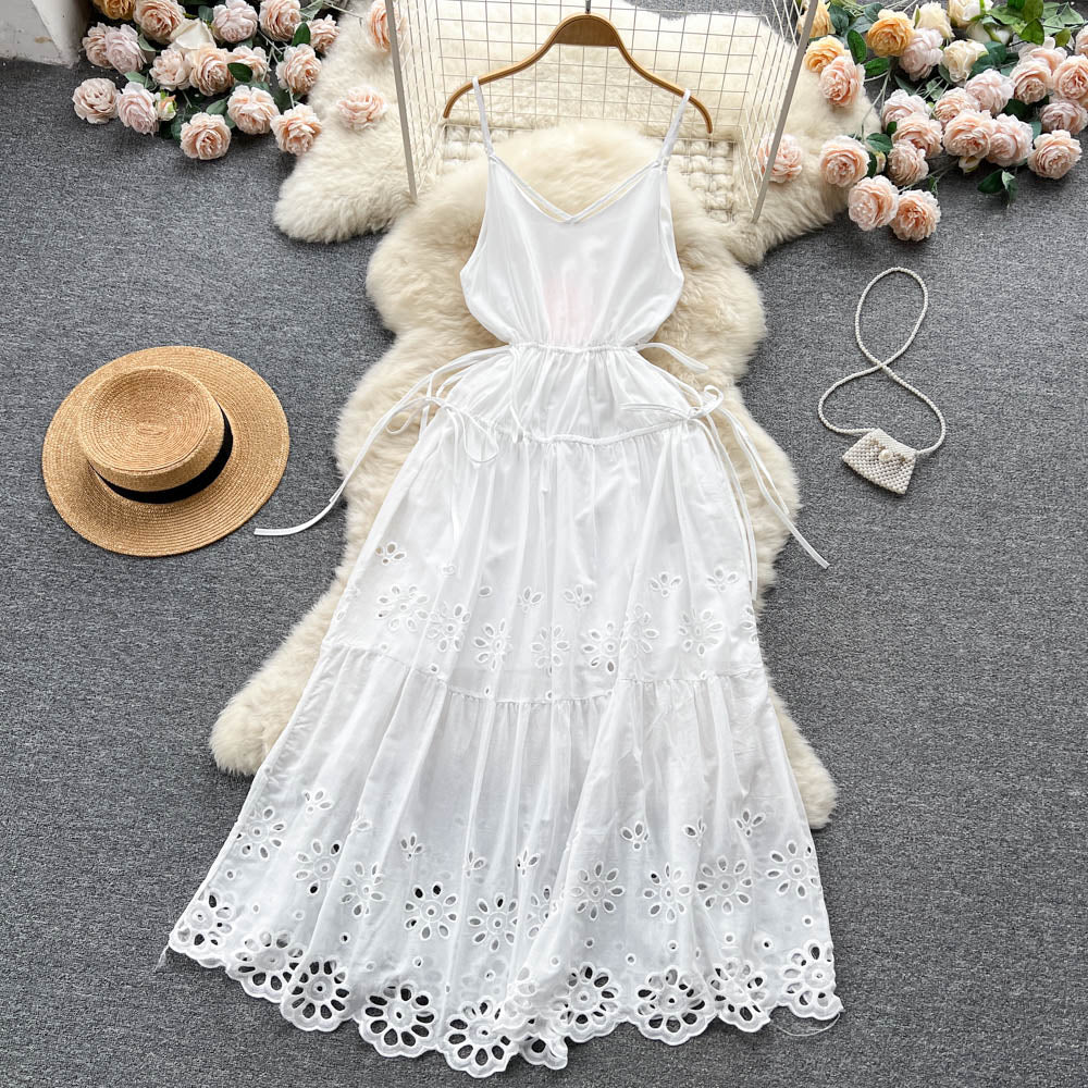 Women's Summer Sleeveless Spaghetti Strap Dress 280